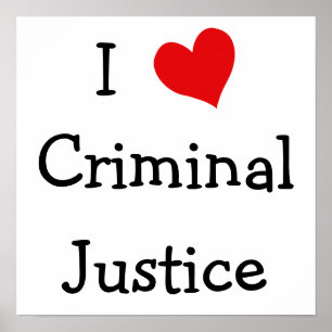 Poster J'aime la justice pénale
