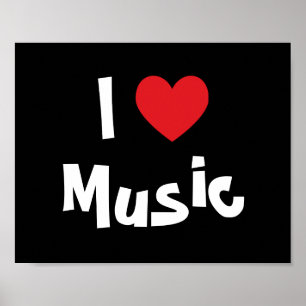 Poster J'aime la musique