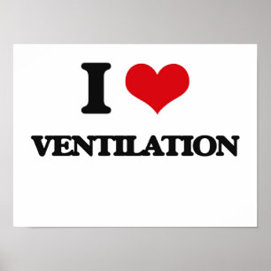 Poster J'aime la ventilation