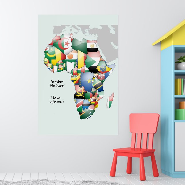 Poster J'aime l'Afrique (Pépinière 1)
