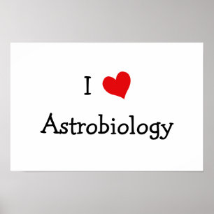 Poster J'aime l'astrobiologie