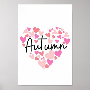 Poster J'aime l'automne
