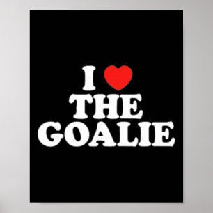Poster J'Aime Le Gardien De But Football Hockey Sport Gar