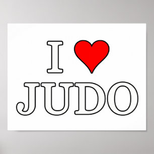 Poster J'aime le judo