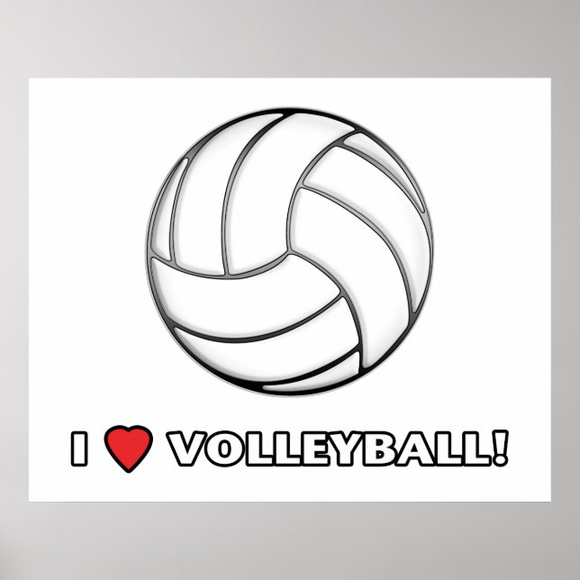 Poster J'Aime Le Volley ! (Devant)