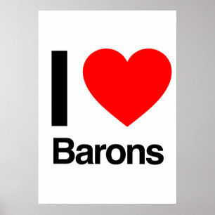 Poster j'aime les barons