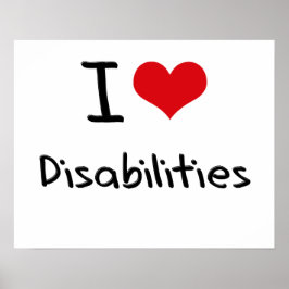 Poster J'aime les handicaps