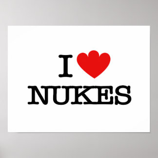 Poster J'aime les nukes