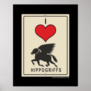 Poster J'aime les pogriffs