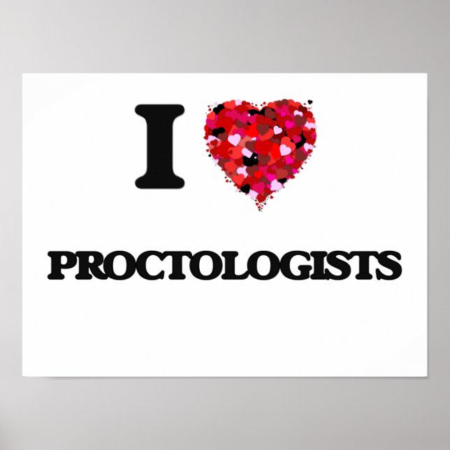 Poster J'aime les proctologistes (Devant)