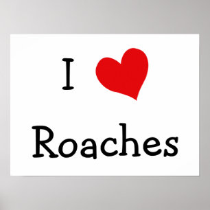 Poster J'Aime Les Roaches