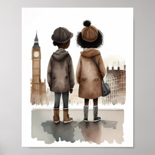 Poster J'aime Londres