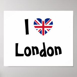 Poster J'aime Londres