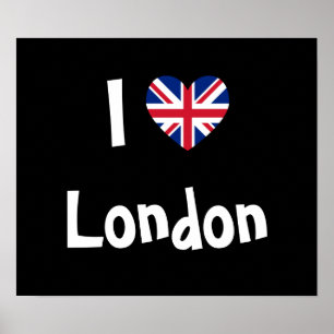 Poster J'aime Londres