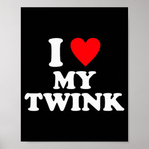 Poster J'aime ma citation drôle de Twink