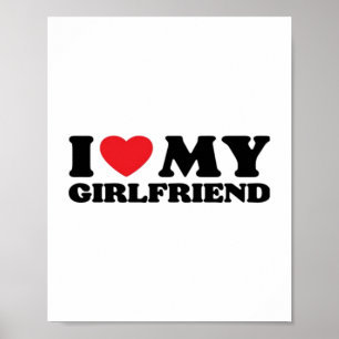Poster J'aime ma petite amie Classique