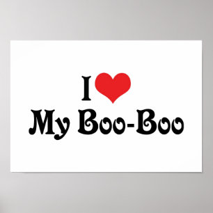 Poster J'Aime Mon Boo Boo Boo