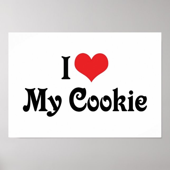 Poster J'Aime Mon Cookie (Devant)