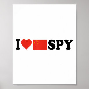Poster J'aime mon espion chinois, j'ai coeur l'espion chi