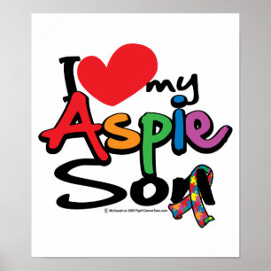 Poster J'Aime Mon Fils Aspie