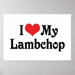 Poster J'Aime Mon Lambchop