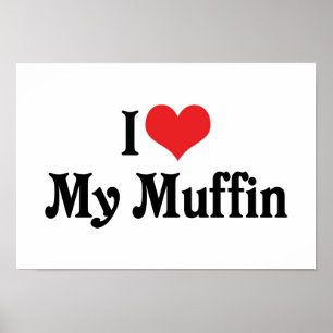 Poster J'Aime Mon Muffin