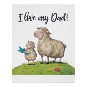 Poster J'Aime Mon Père Mouton