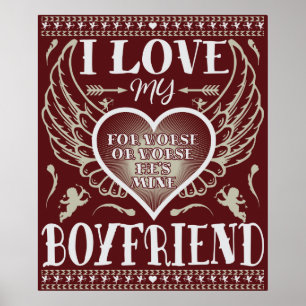 POSTER J'AIME MON PETIT AMI - DES CITES D'AMOUR ROMANTIQU
