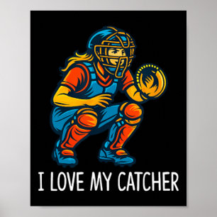 Poster J'aime mon receveur - Softll Catcher -