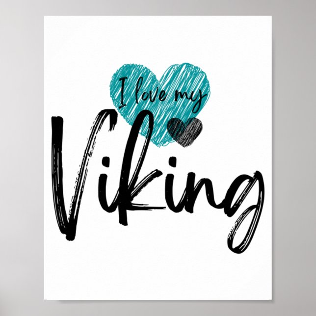 Poster J'aime mon Viking (Devant)