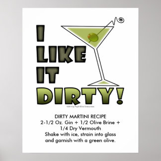 Poster J'AIME QUE ÇA SOIT SALE ! Cocktail 16x20 Sale Mart