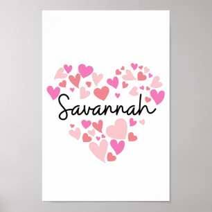Poster J'aime Savannah