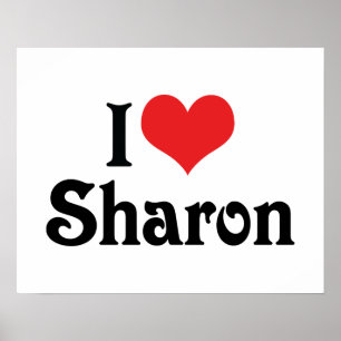 Poster J'aime Sharon