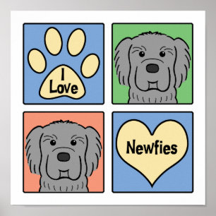 Poster J'aime Terre-Neuve