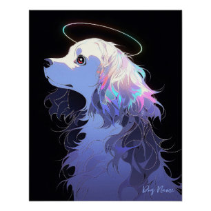 Poster J'Aimerai Toujours Cocker Spaniel Dog 001 - Christ