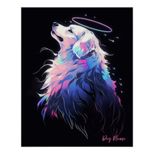 Poster J'Aimerai Toujours Les Grands Pyrénées Chien 001