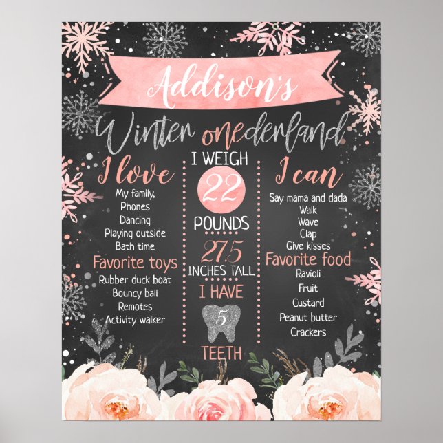 Poster Jalon d'hiver Onederland Jalon Anniversaire (Devant)