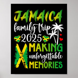 Poster Jamaica Family Trip 2025 Making Memories Jamaïque 