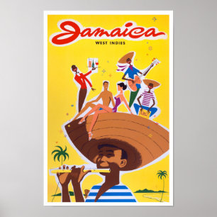 Poster jamaïcain vintage