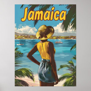 Poster Jamaïque Beach