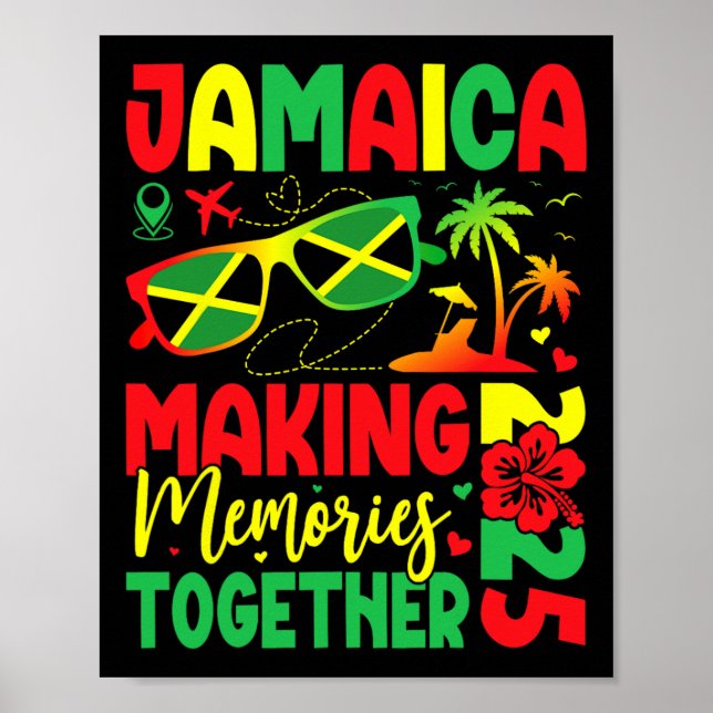 Poster Jamaïque Réunion familiale 2025 Faire des souvenir (Devant)