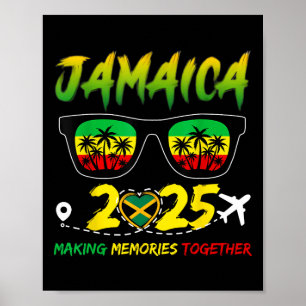 Poster Jamaïque Réunion familiale 2025 Faire des souvenir