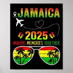 Poster Jamaïque Réunion familiale 2025 Faire des souvenir