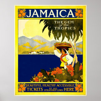 Poster Jamaïque Vintage | Voyage