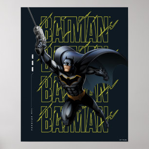 Poster Jamais Batman Grappling Hook