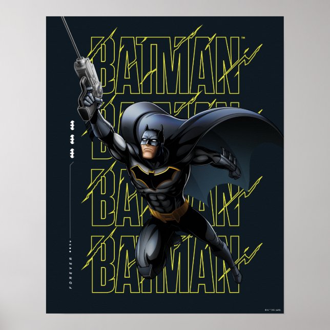 Poster Jamais Batman Grappling Hook (Devant)