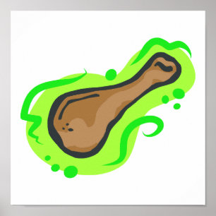 Poster Jambe de poulet