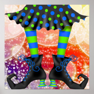 Poster Jambes de cuisine d'Halloween - SRF
