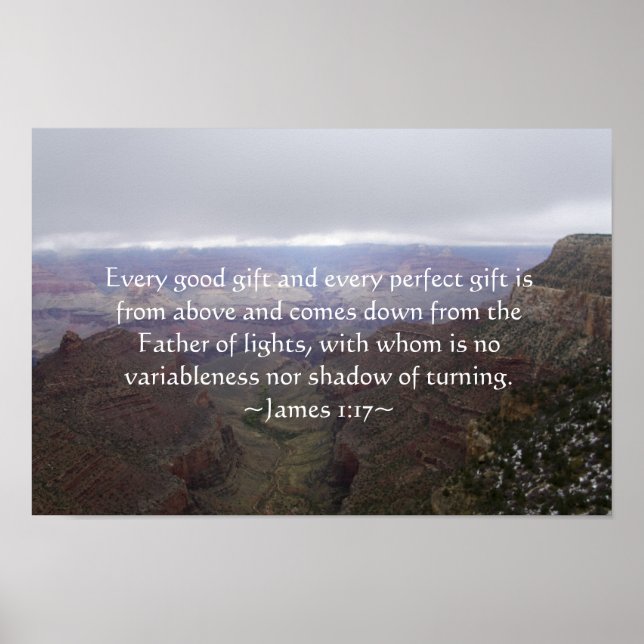 Poster James 1:17 (Devant)