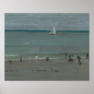 Poster James Abbott McNeill Whistler-Coast Scene, Bathers